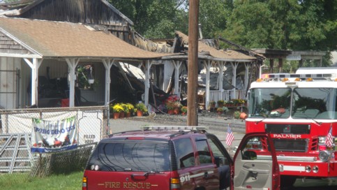 Destroyed AGWAY store around 11  
a.m.