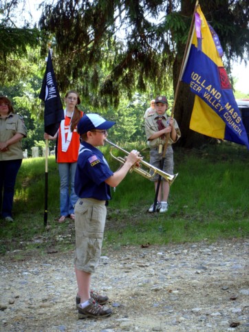 Louis Majka&rsquo;s grandson playing the trumpet