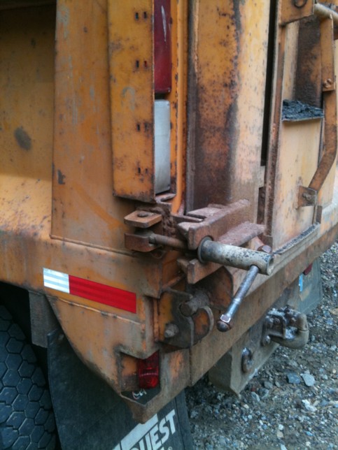 Back of Dump Truck of the Holland&rsquo;s Highway Department